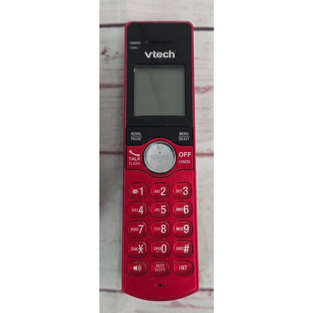 Red V Tech Phone Handset and Base