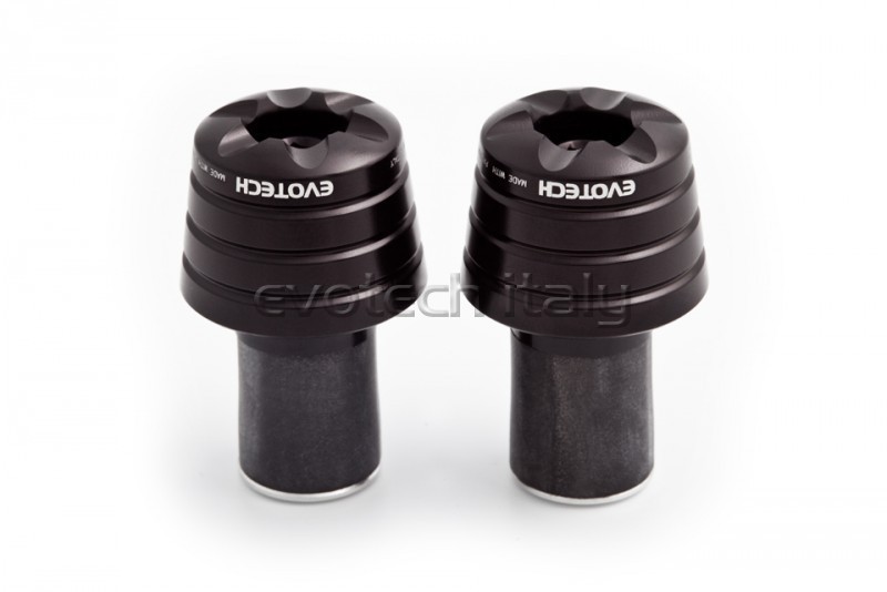 Evotech Bar End Weights Black KTM Superduke 1390 R