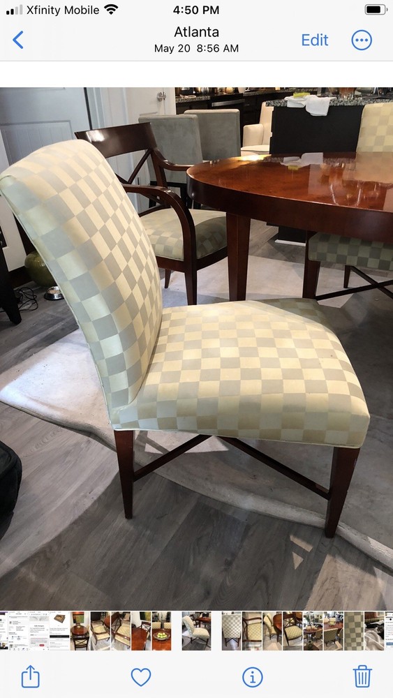 Baker Archetype Set Of Six Dining Chairs
