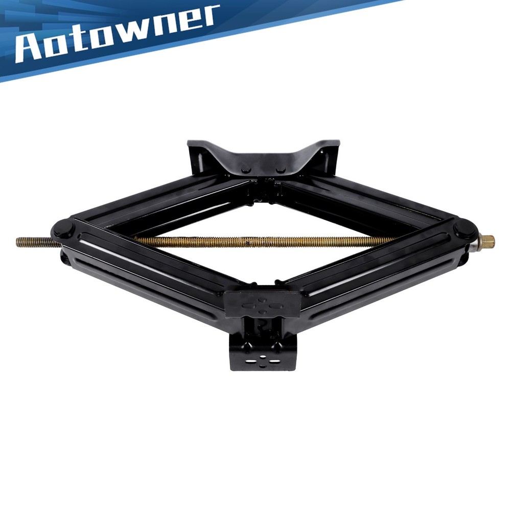 Pair Camper RV Trailer Stabilizer Leveling Scissor Jacks with Handle 24" 5000Lbs