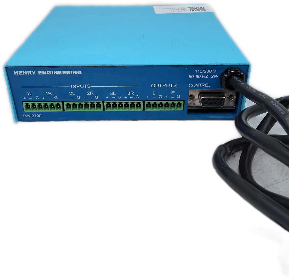 Henry Engineering StereoSwitch Pro Audio Stereo Switcher