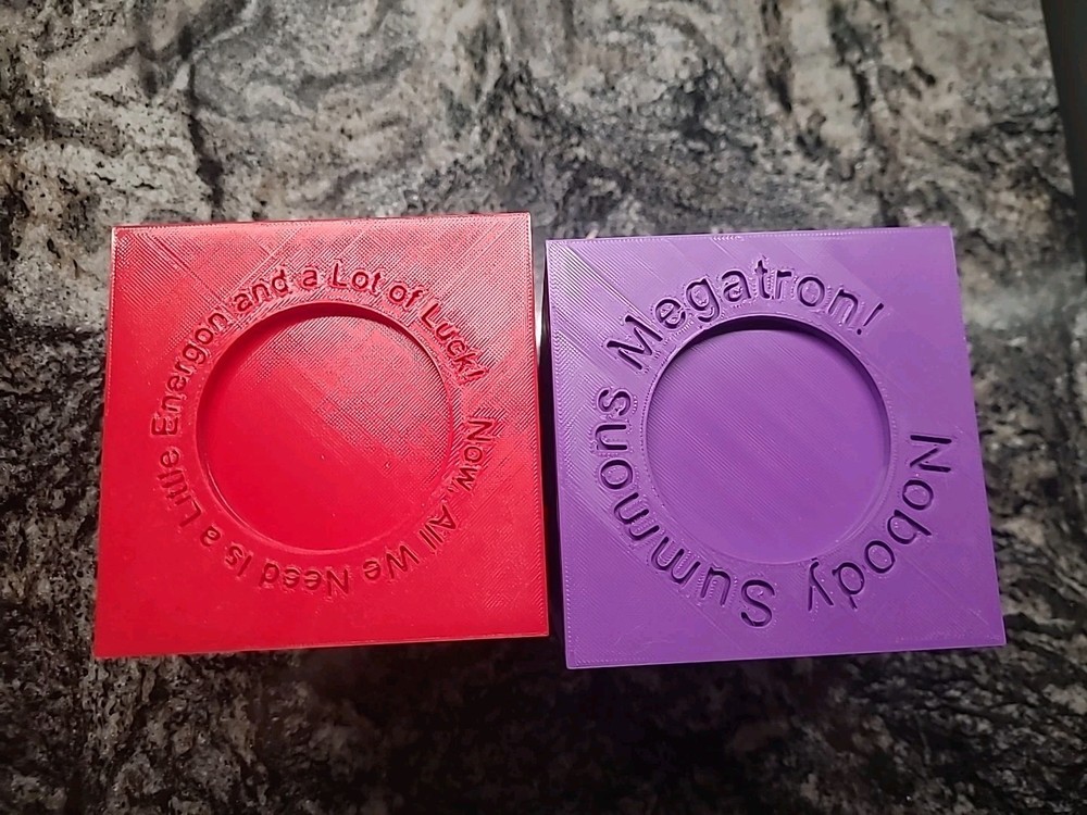 Transformers TCG Magnetic Deck Boxes Autobot And Deception