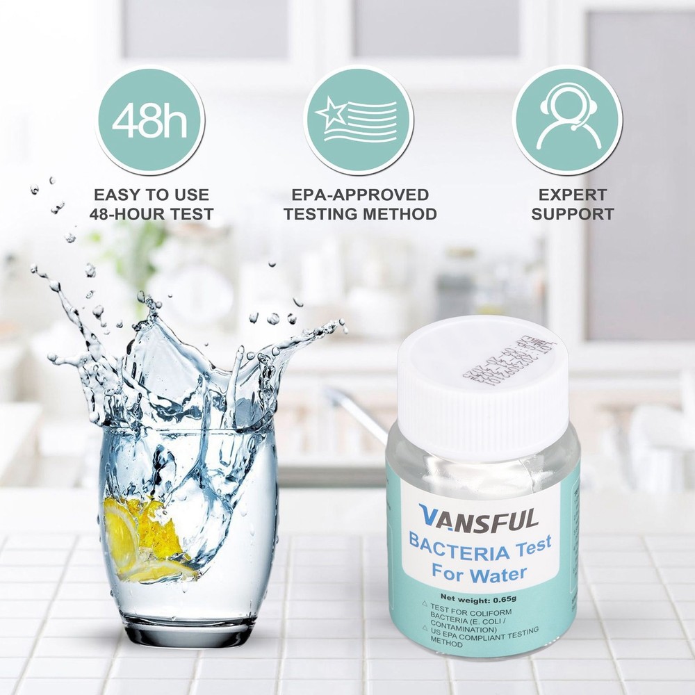 Drinking Water Test Kit Instant Results Accuracy Testing Coliforms Test WT