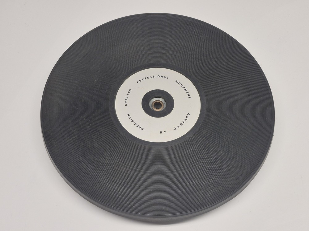 Vintage Masterwork Garrard 3000 Vinyl Record Turn Table Platter