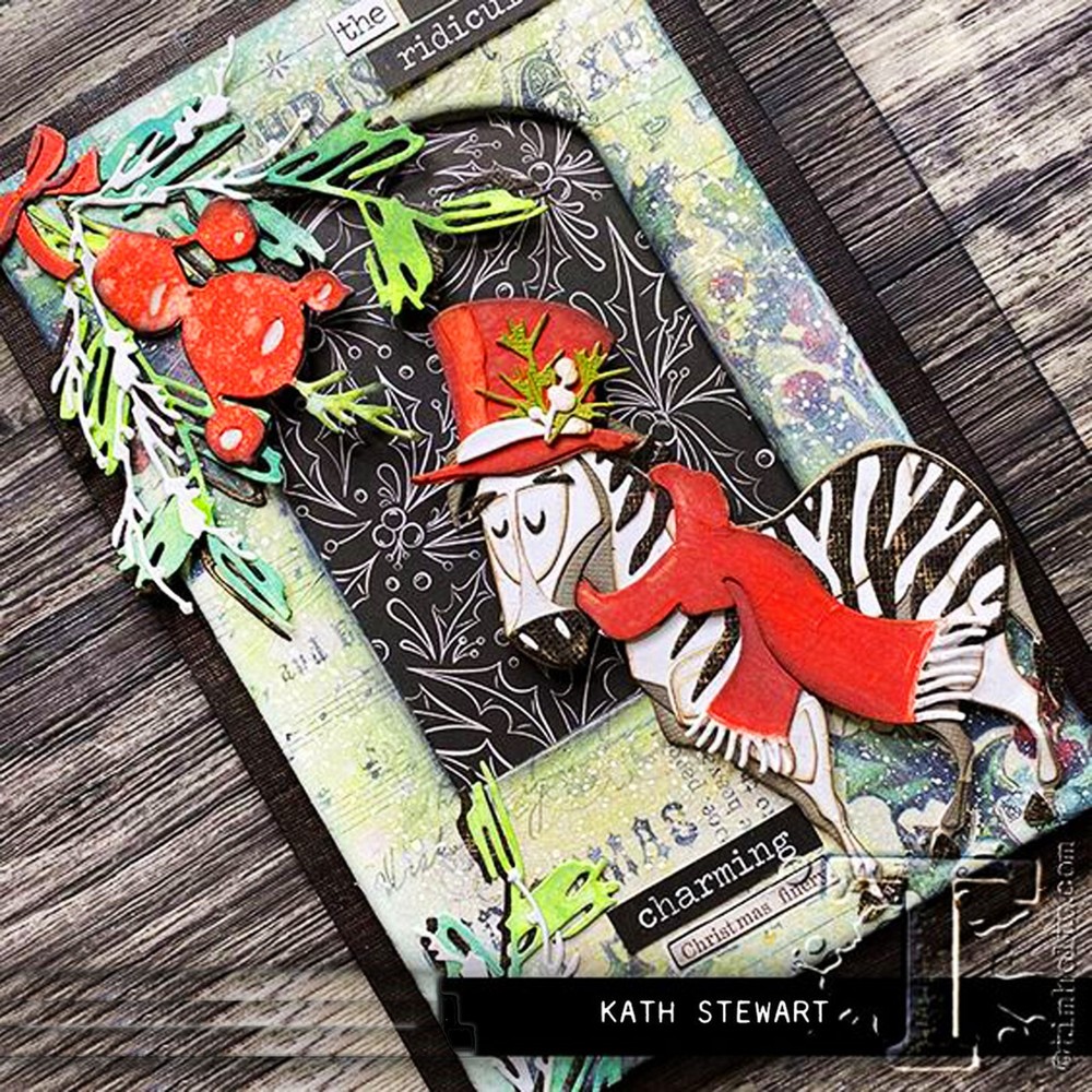 Sizzix Thinlits Winifred Colorize 8pc set #664430 Retail $34.99 by Tim Holtz