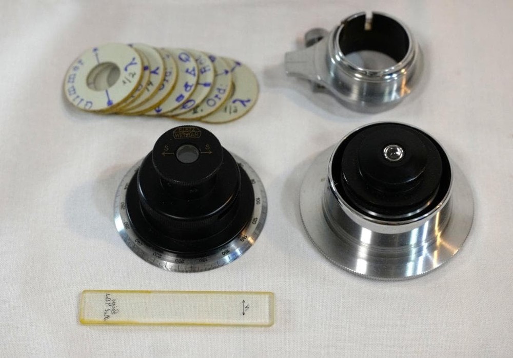 microscope antique collectible Accessory Leitz Micro Polarizing Device Set 1920