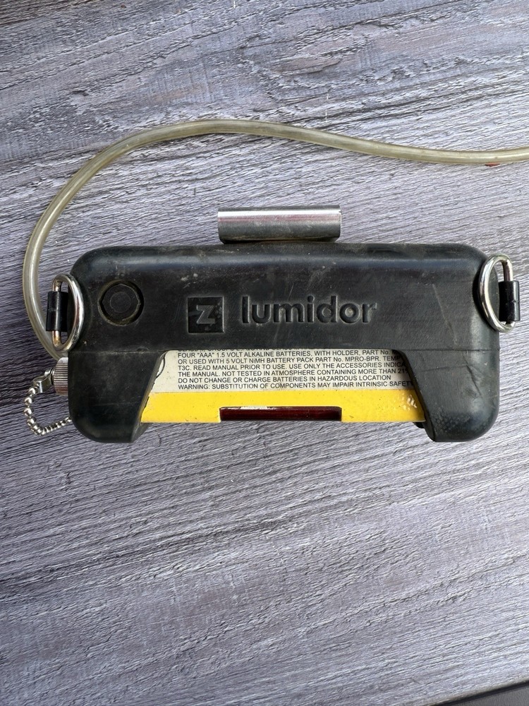 Zellweger Analytics Lumidor Micro MAX Pro Gas Detector Unit with Case, Untested