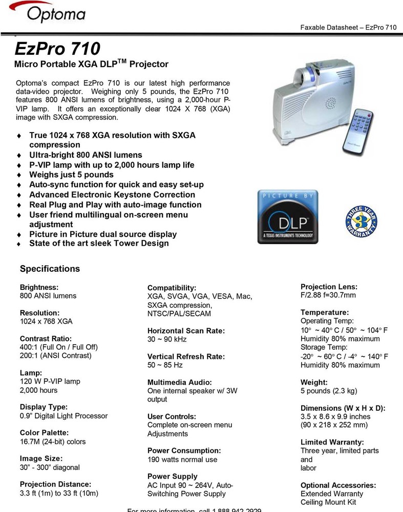 Projectors & Accessories