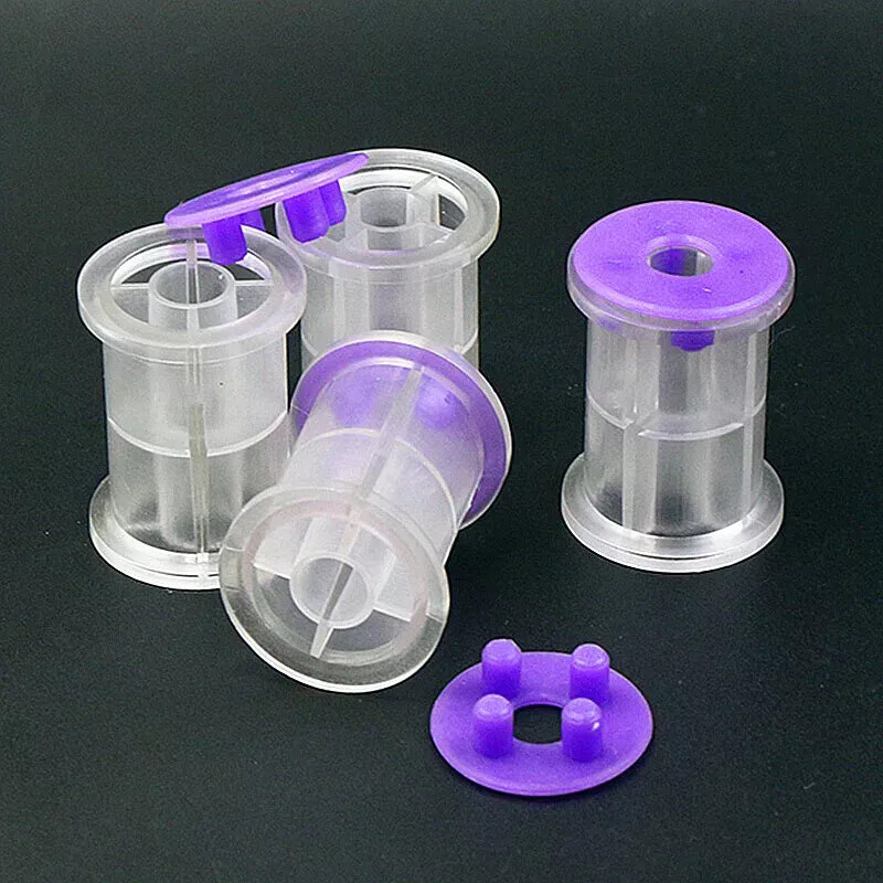 20pcs Empty Fly Tying Bobbin Spools High Polymer Material Standard Size Tools