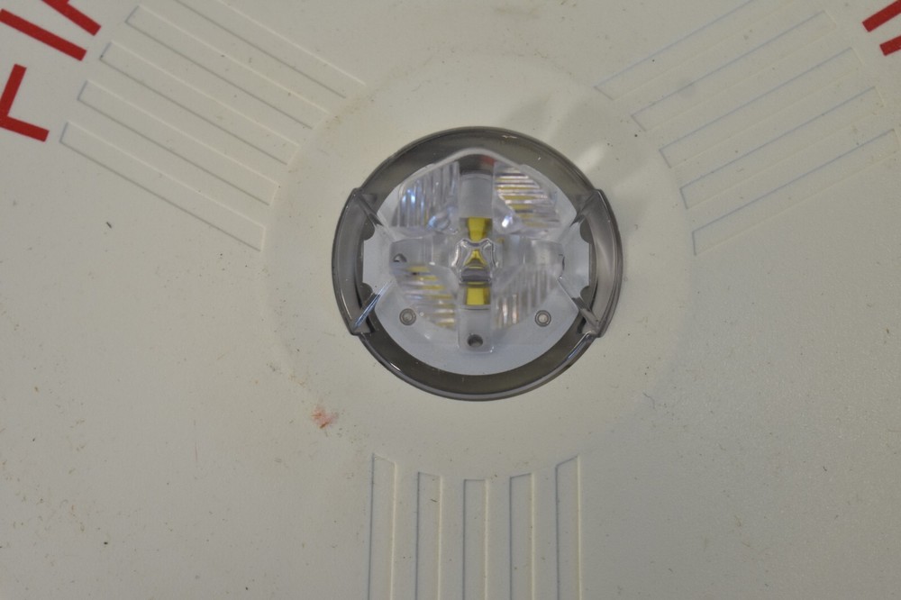 Eaton Cooper Exceder Security Strobe Light LED3 LSTWC3 Fire Clear Lens