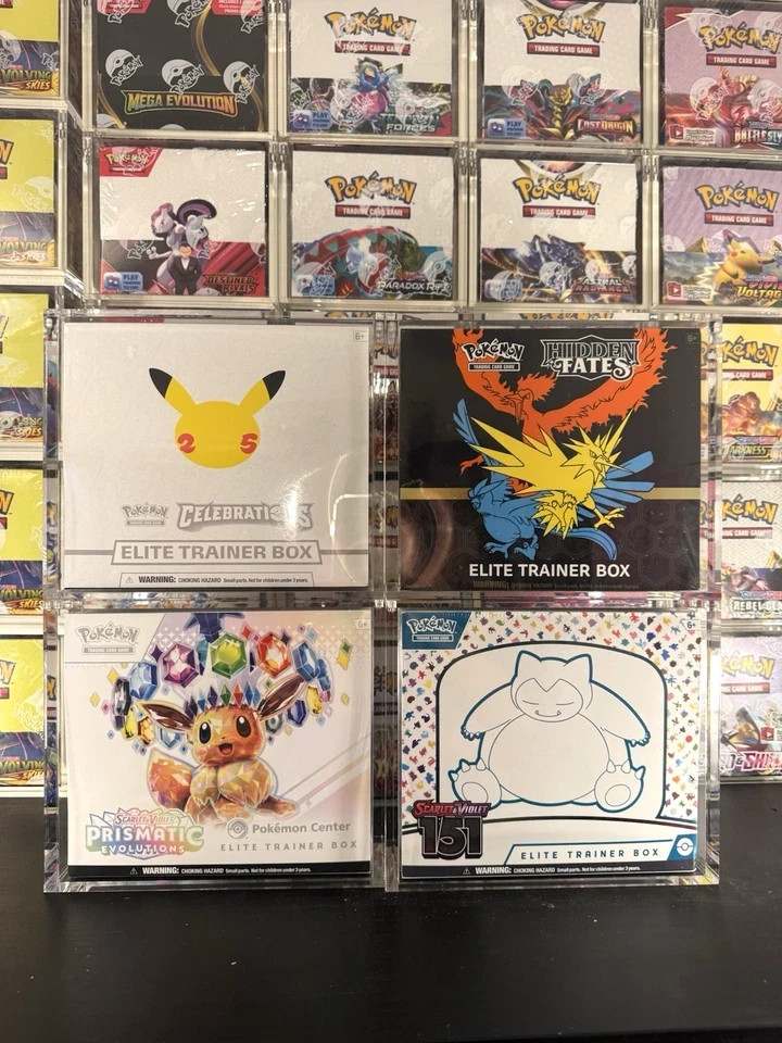POKEMON ETB DISPLAY MAGNETIC CASE PROTECTOR ELITE TRAINER BOX HIGH QUALITY