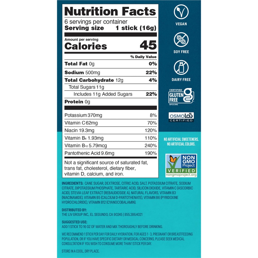 Concord Grape Hydration Electrolyte Drink Mix