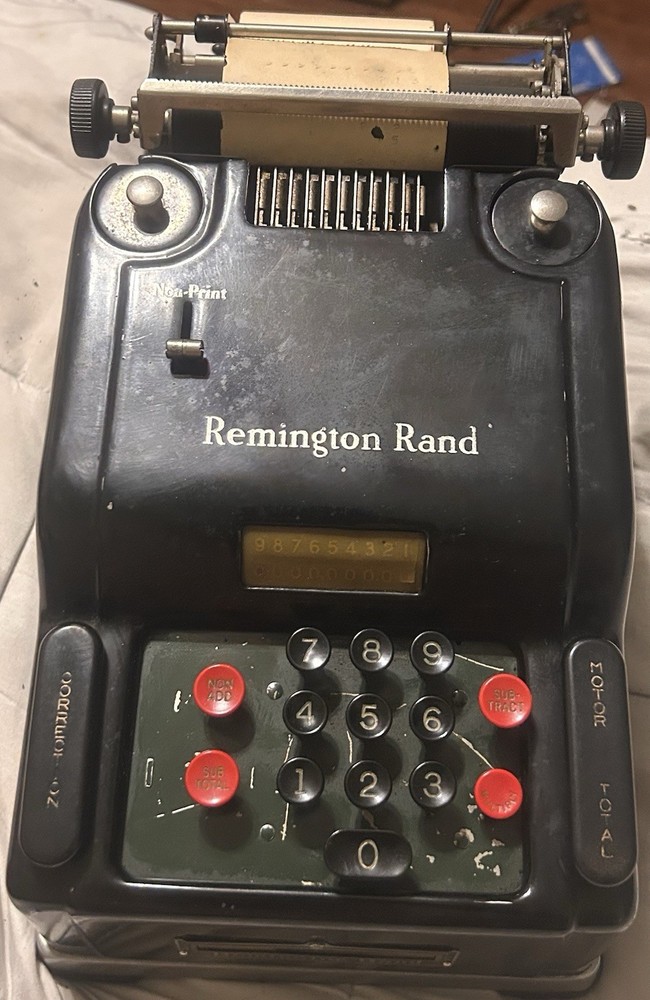 Remington Rand Vintage Adding Machine Calculator