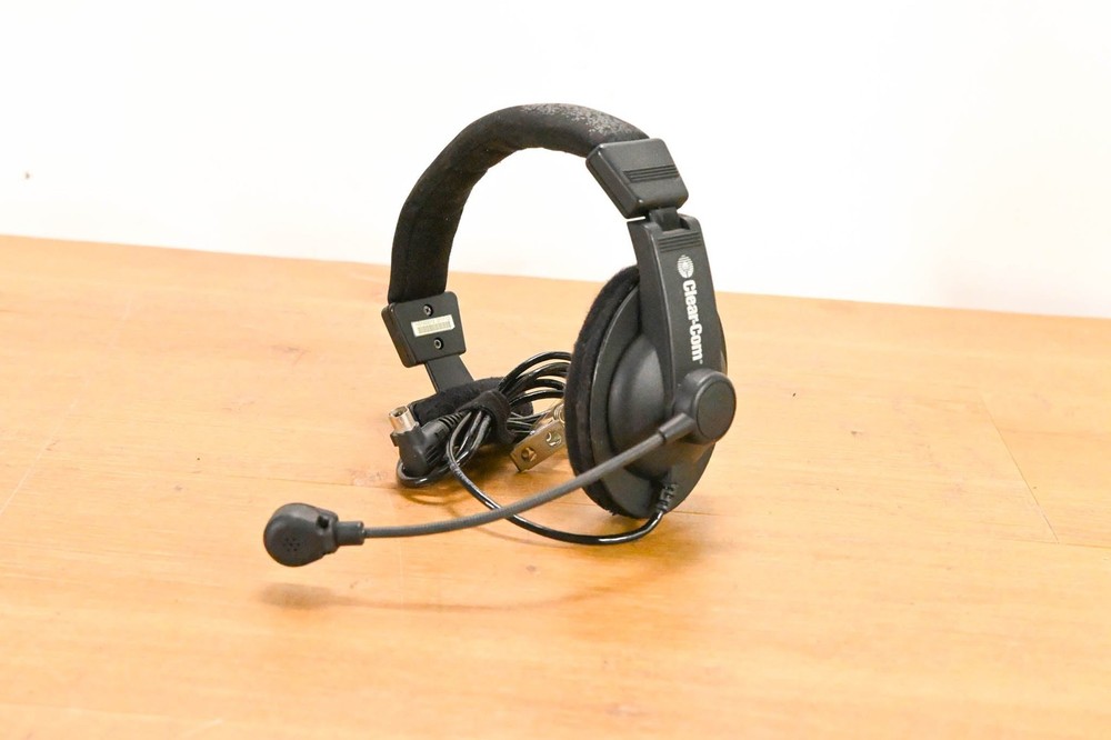 Clear-Com CC-15-MD4 Single-Ear Intercom Headset with Mini DIN Connector CG01YL2