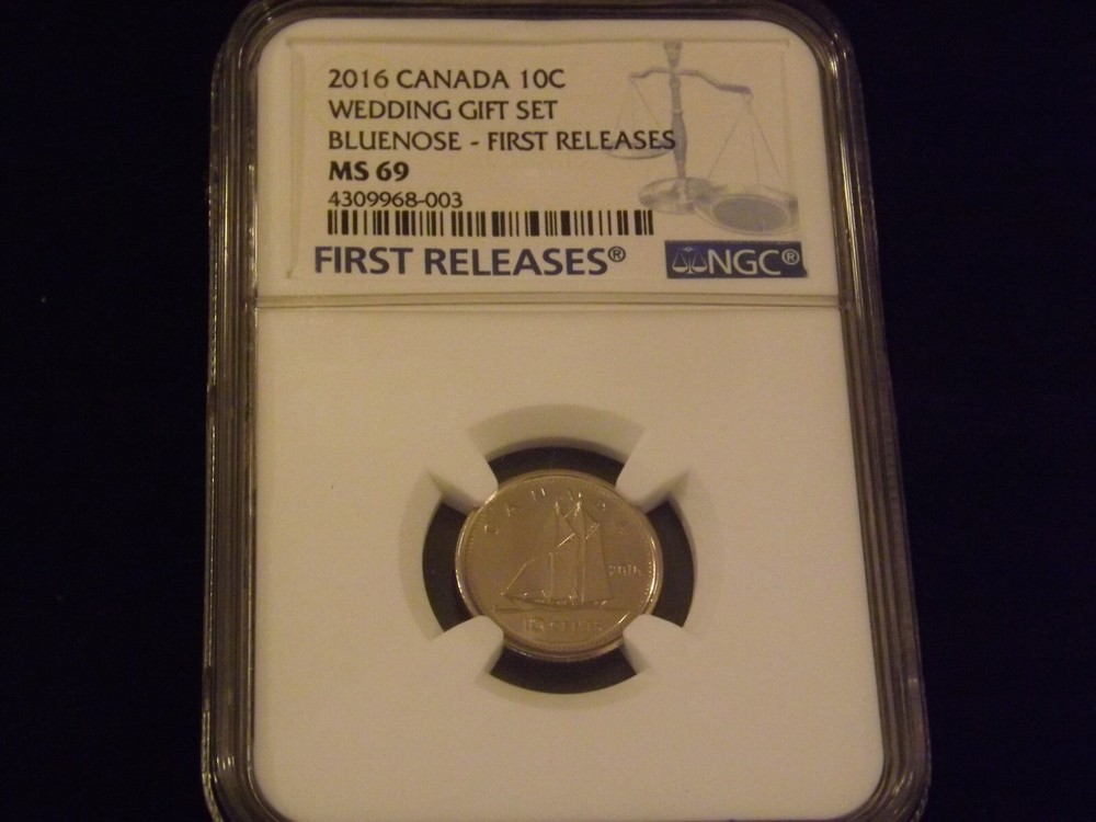 2016  10C                Canada             NGC    MS 69