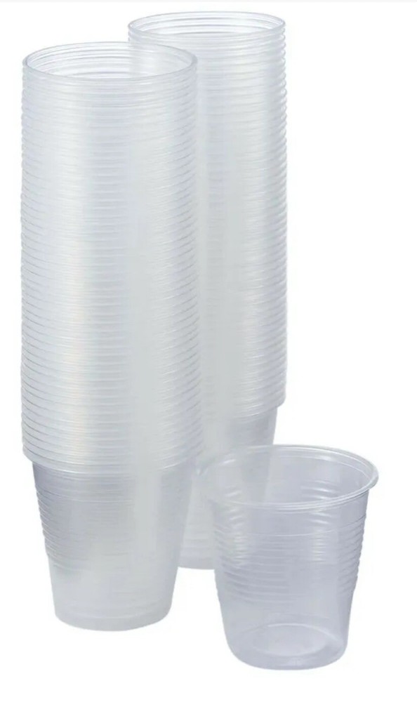 SYSCO RELIANCE 5 oz. TRANSLUCENT Plastic CUPS Translucent 990 CT New CLEAR CUP