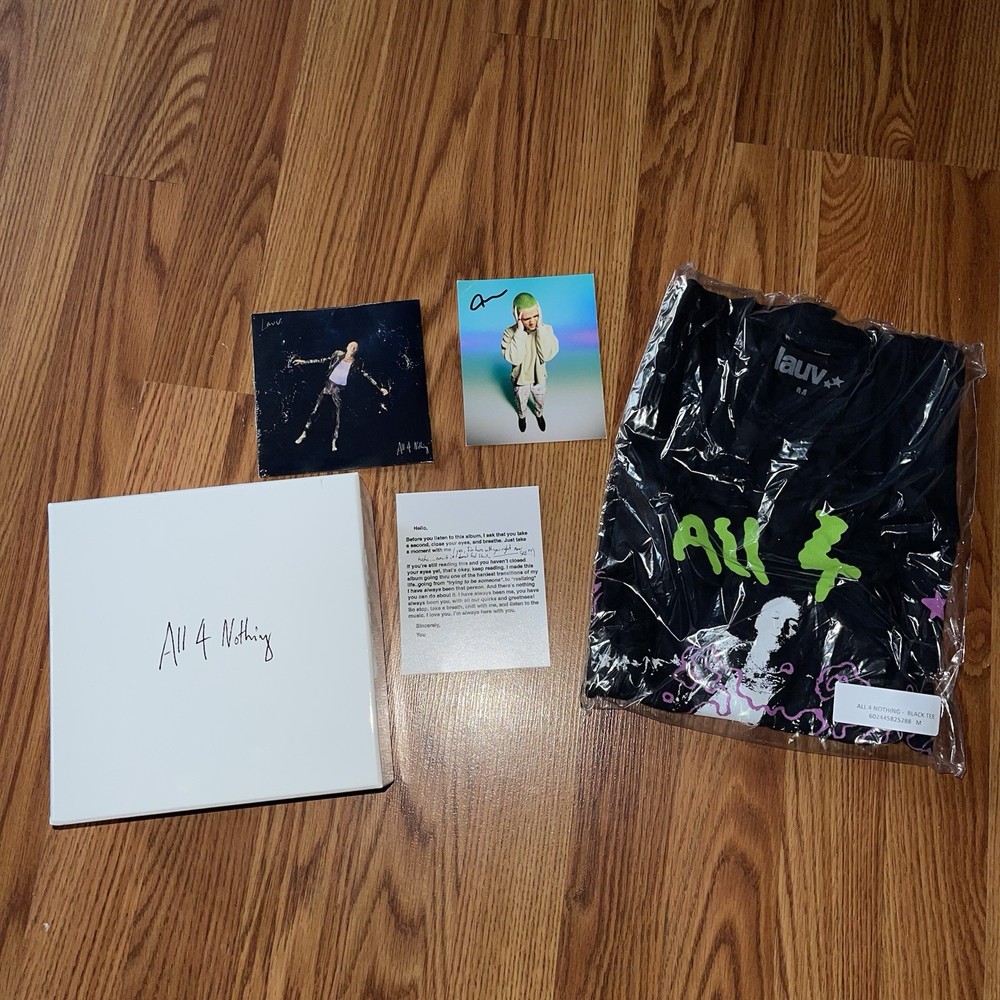 Lauv All 4 Nothing SIGNED Box Set