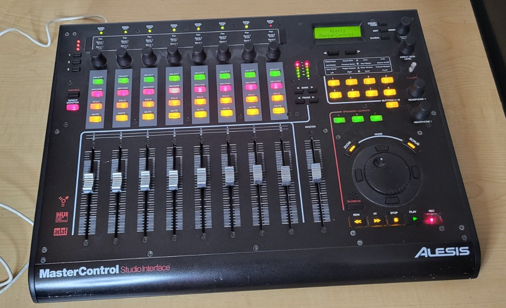 Alesis Master Control FireWire Audio Interface and Control Surface - Turns on