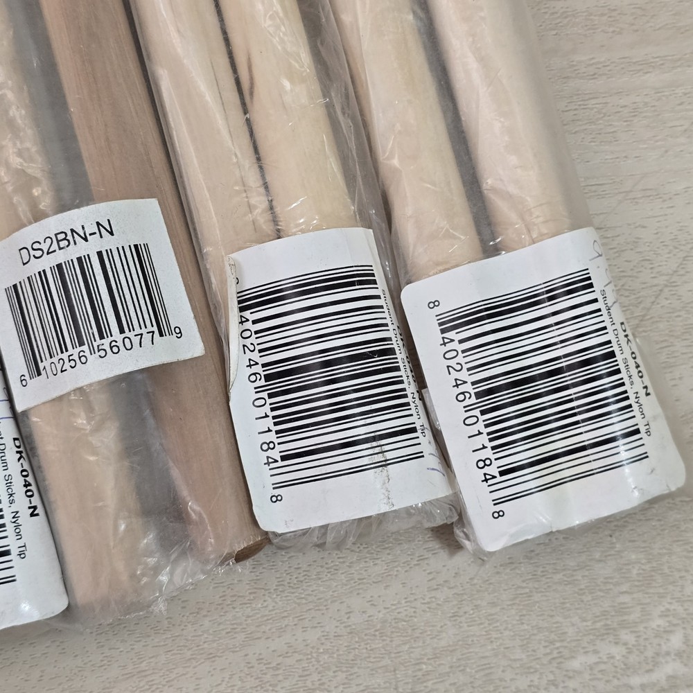 9 Pair Student Drumsticks Nylon Tip