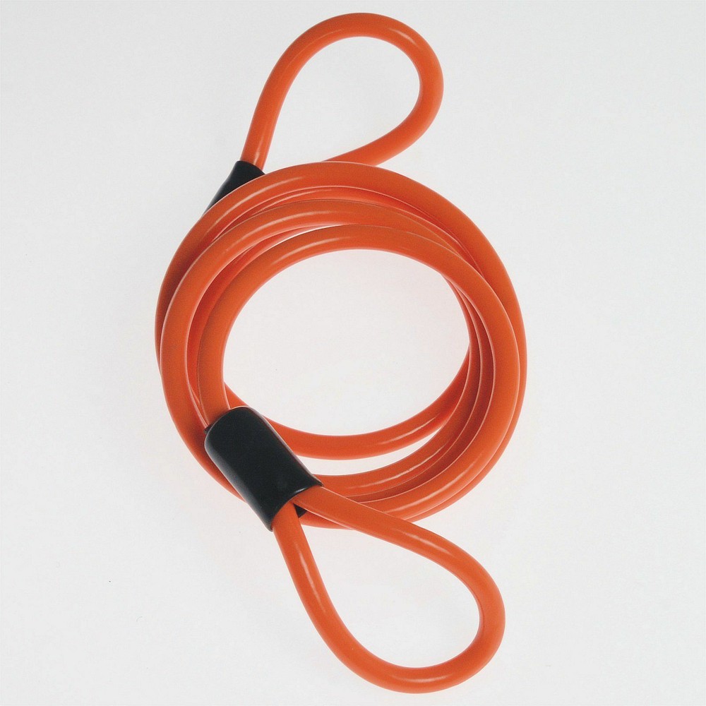 Motorcycle Biker Scooter Security Accessories Disc Lock Reminder Cable Red