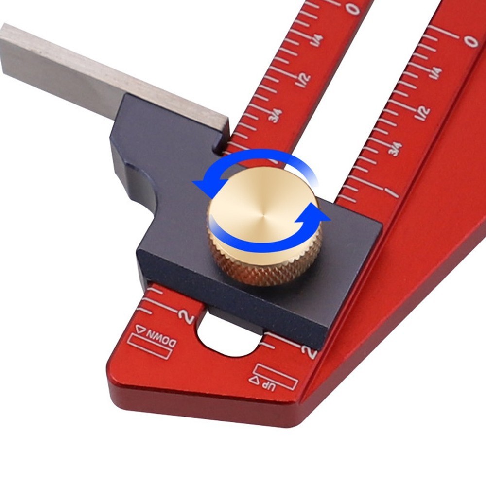 A Must Have Woodworker's Tool Efficient Adjustable Depth Measurement Device