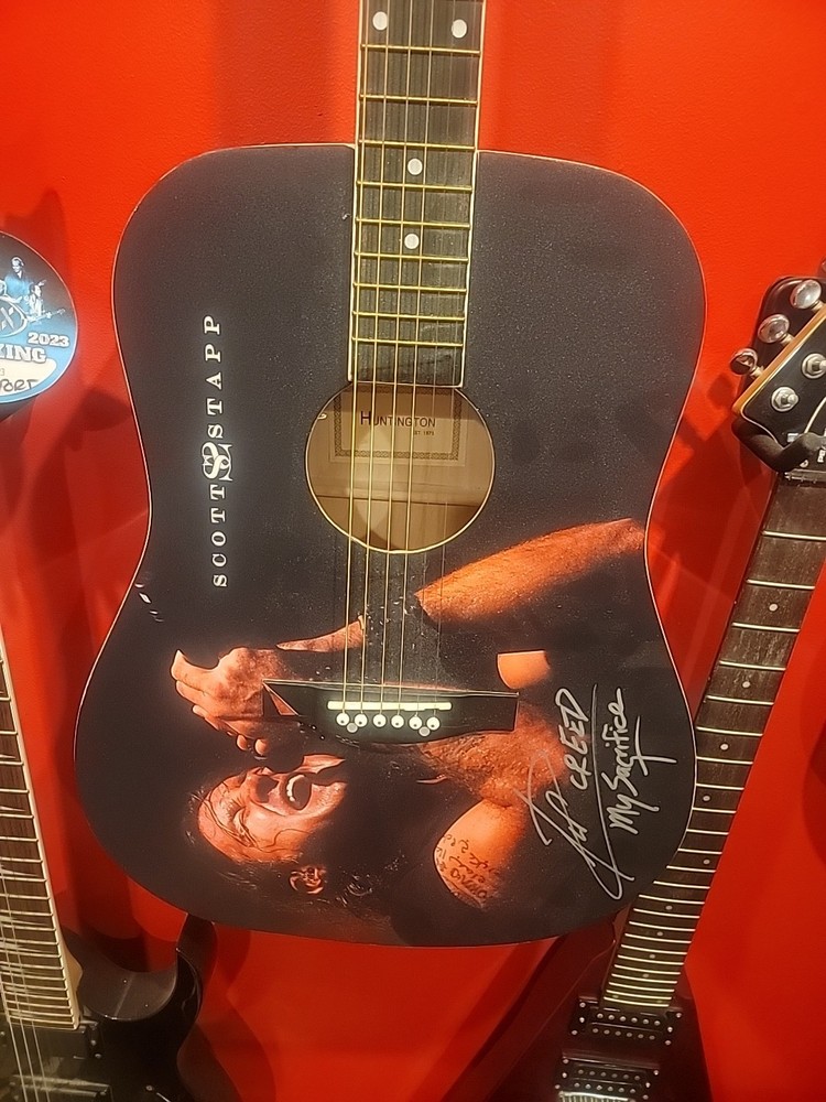 Scott Stapp Autographed Guitar