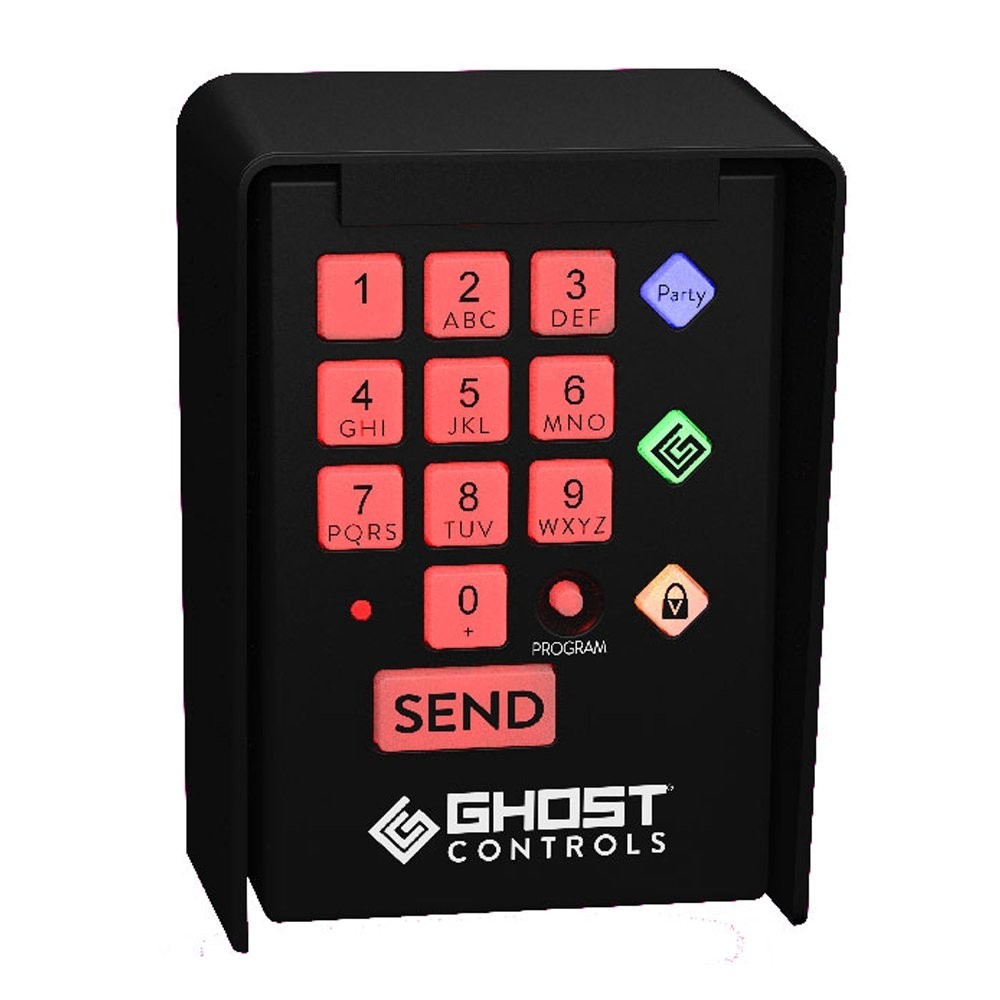 LED Backlit Wireless Keypad for All-Weather Gate Opener Systems - 60ft Range