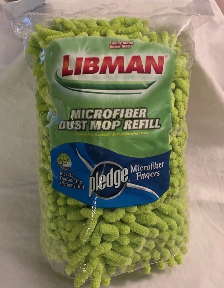 1 Libman Microfiber Dust Mop Refill  # 00196 Replacement Head NEW Open Package