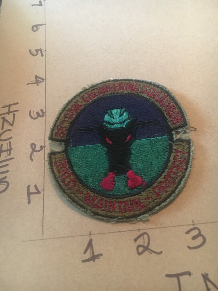 USAF 58th Civil Engineering Squadron subdued patch 5/30/25