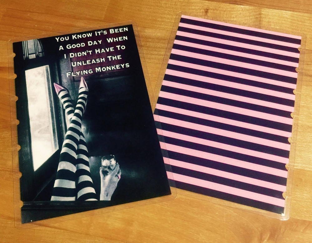 Flying Monkeys Front/Back Cover Set made for use with MINI Happy Planner