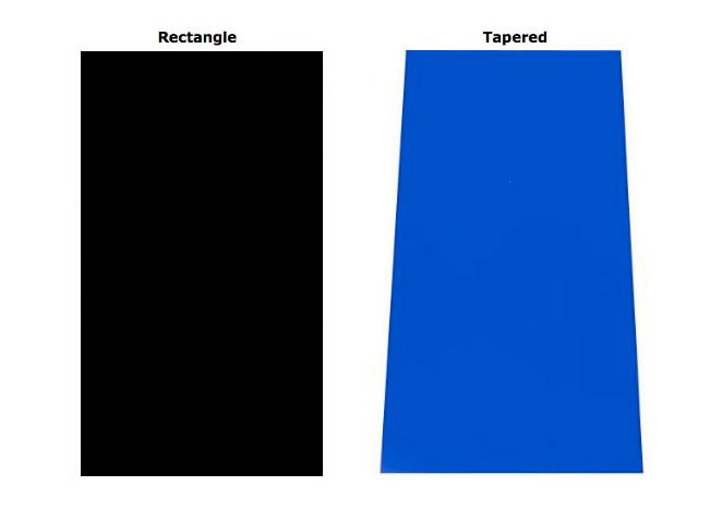 Replacement Canvas for Teeter Inversion Tables - Nylon Mat - Tapered Shape