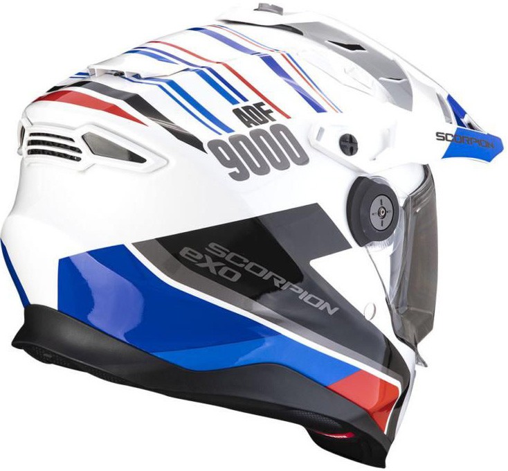 Scorpion ADF-9000 - Desert White/Blue/Red