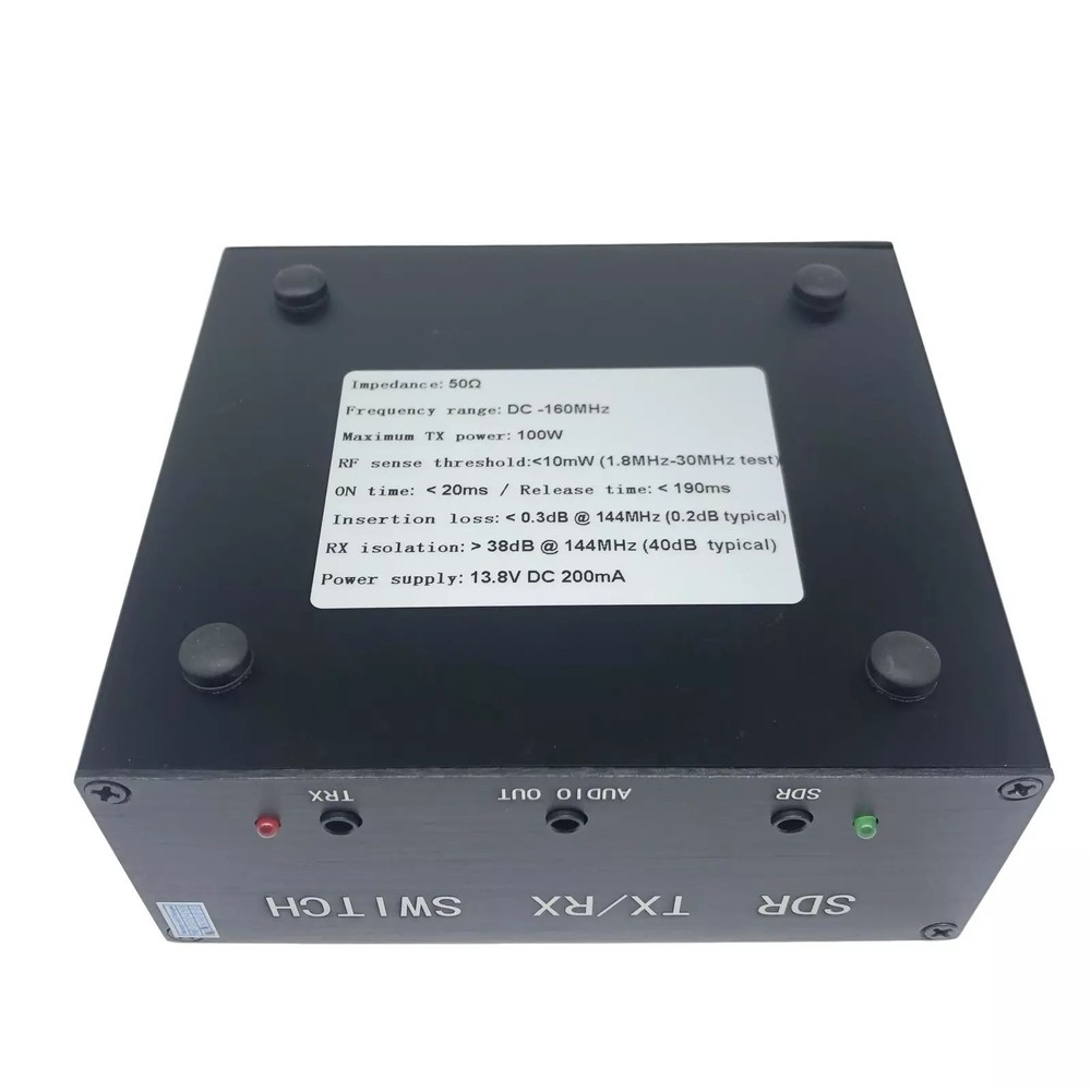Durable SDR Transceiver Switch Antenna Sharing Device 160MHz TR Switch Box 100W