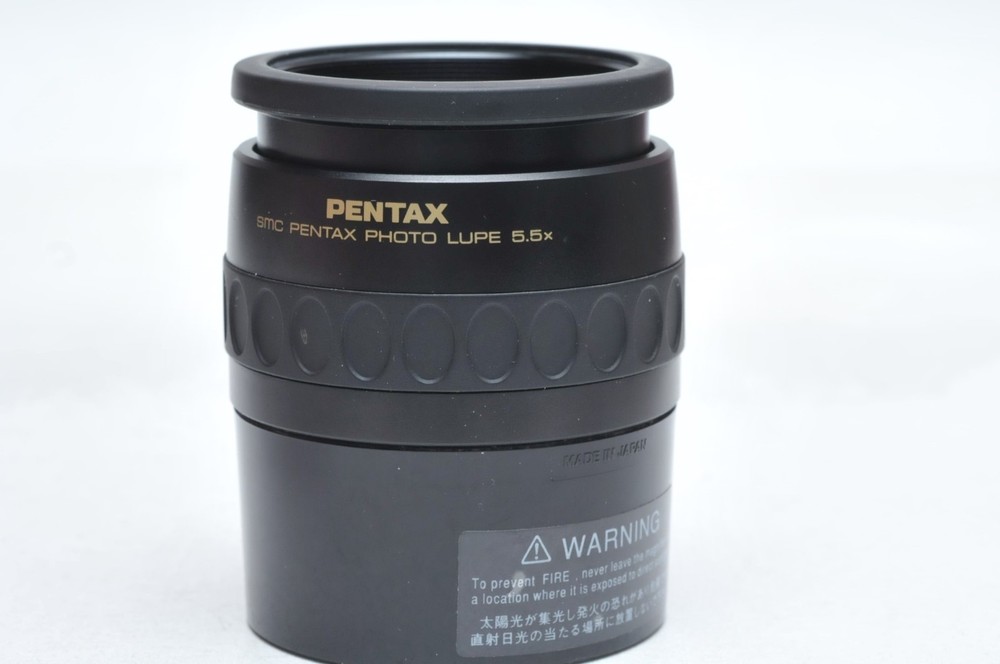 Pentax SMC Multi-Coated Magnifier Loupe Optical Glass Solid Base 5.5X
