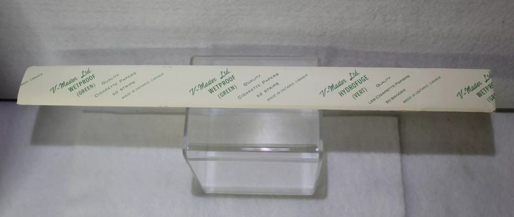 V-MASTER Deluxe Cigarette Papers 50 Papers Each Package X2