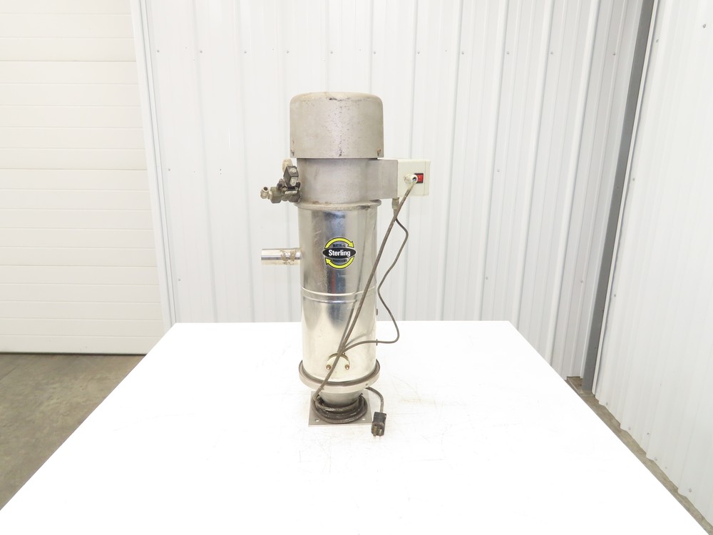 Sterling SSE-2 Stainless Conveying Hopper Loader Turbine Filter Unit 115V