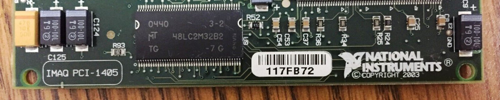 National Instruments PCI-1405, Frame Grabber Card