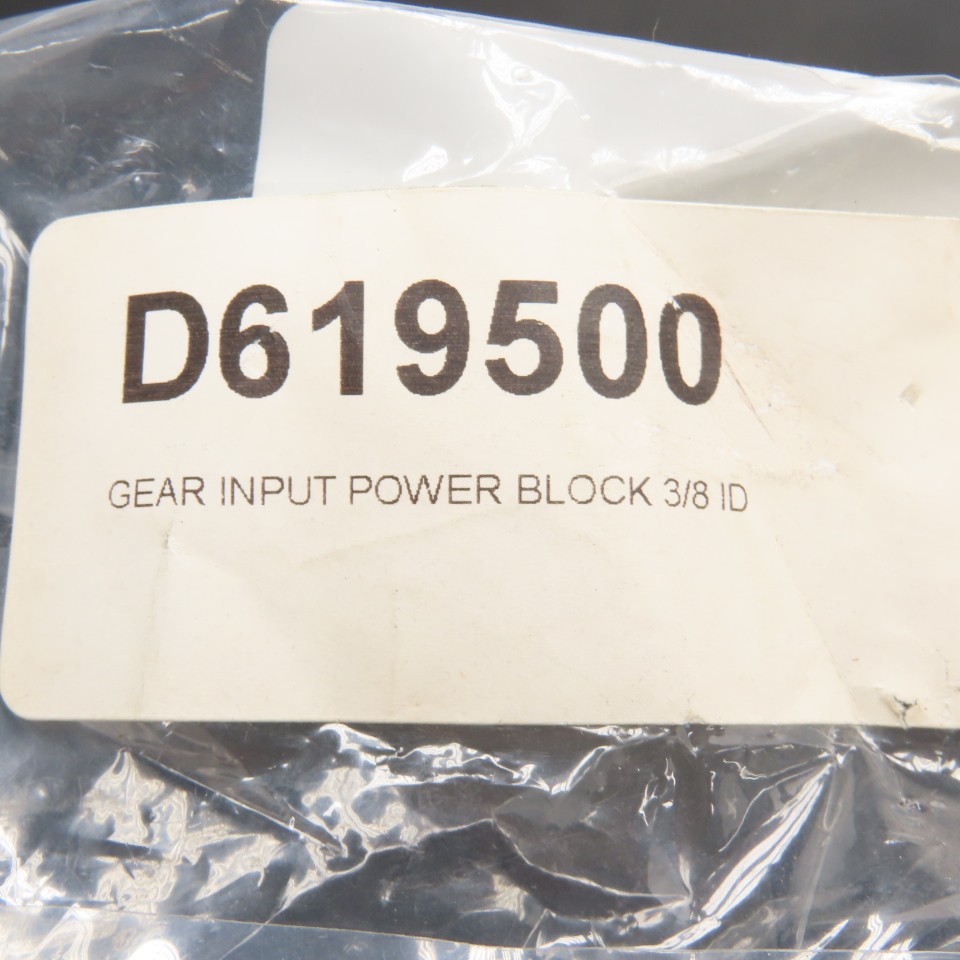 Zero-Max D619500 Gear Input Power Block 3/8" Bore