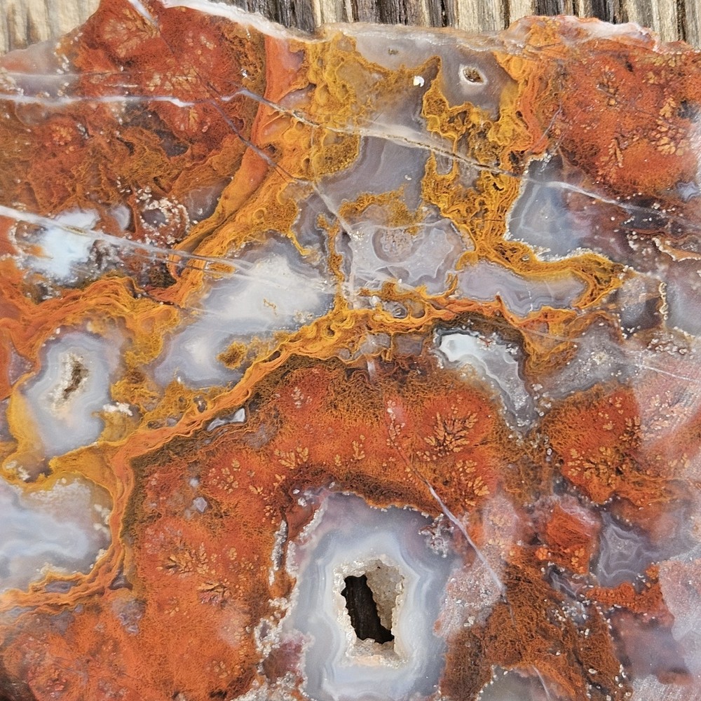 Moss Agate Oregon Lapidary Slab 73 Grams