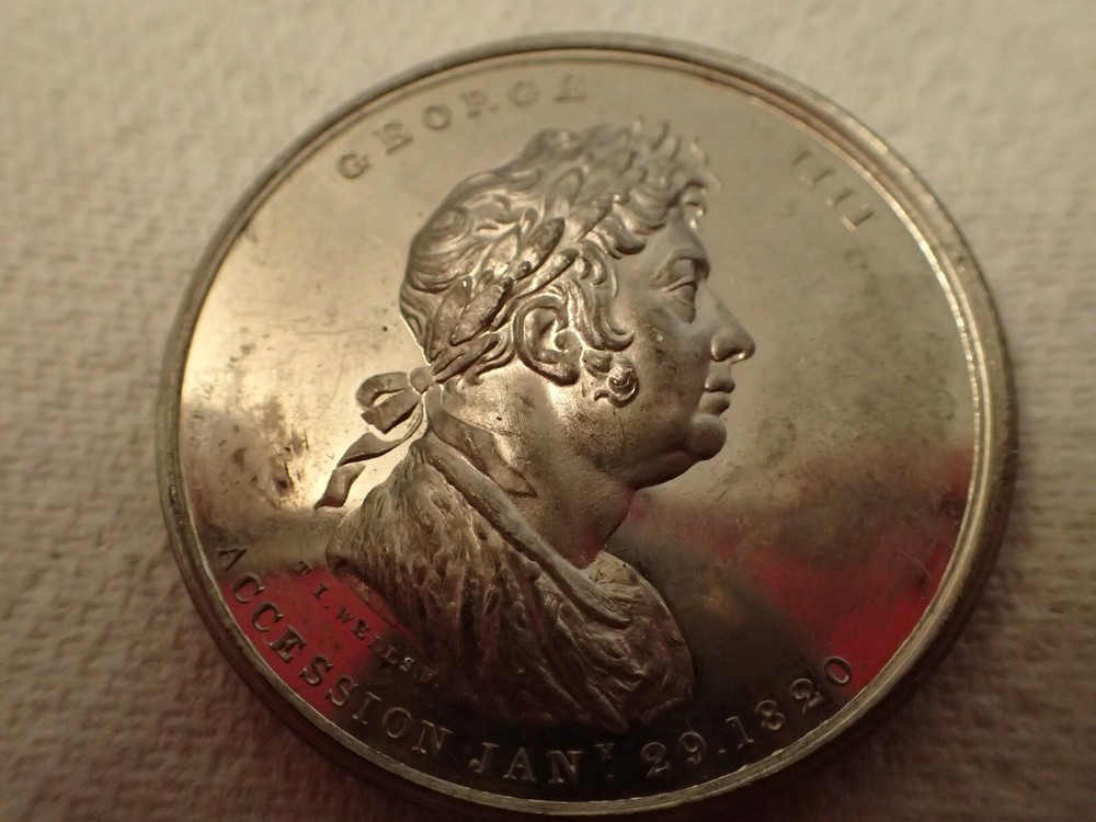 George IV Coronation medal 1820 large 45mm