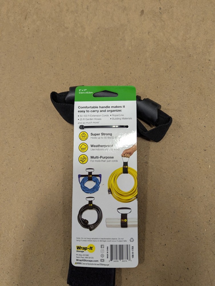 Wrap- It Easy-Carry Storage Strap - 17-in. (100-H-17BX)