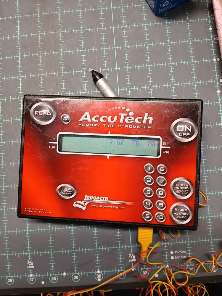 LONGACRE DIGITAL MEMORY TIRE PYROMETER,RACING