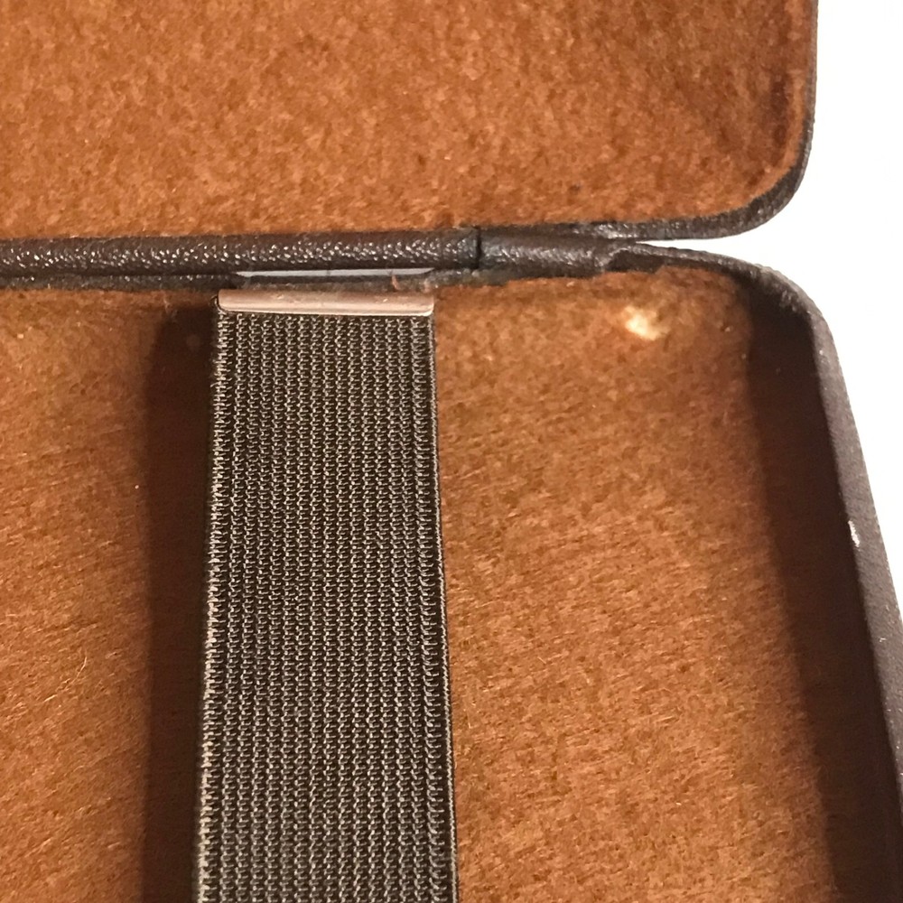 Hard Leather Vintage Cigar Case