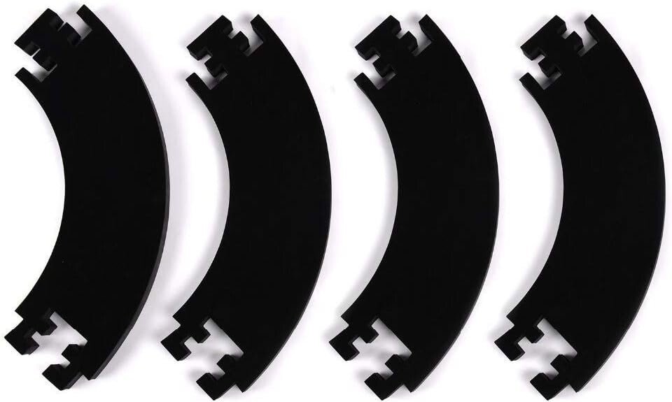 Protective Dartboard Darts Surround Wall Guard Protector Ring Plain Black 71cm ⌀