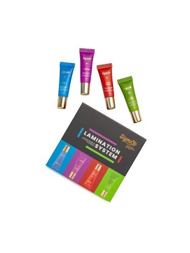 Sigma Eyelash Lamination Kit step 1-2-3-4