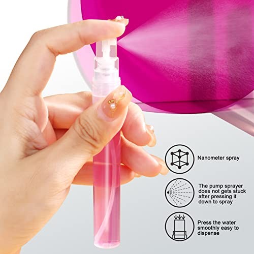 Mini Spray Bottle 20PCS Perfume Bottle Empty Perfume Atomizer, Plastic 10ml