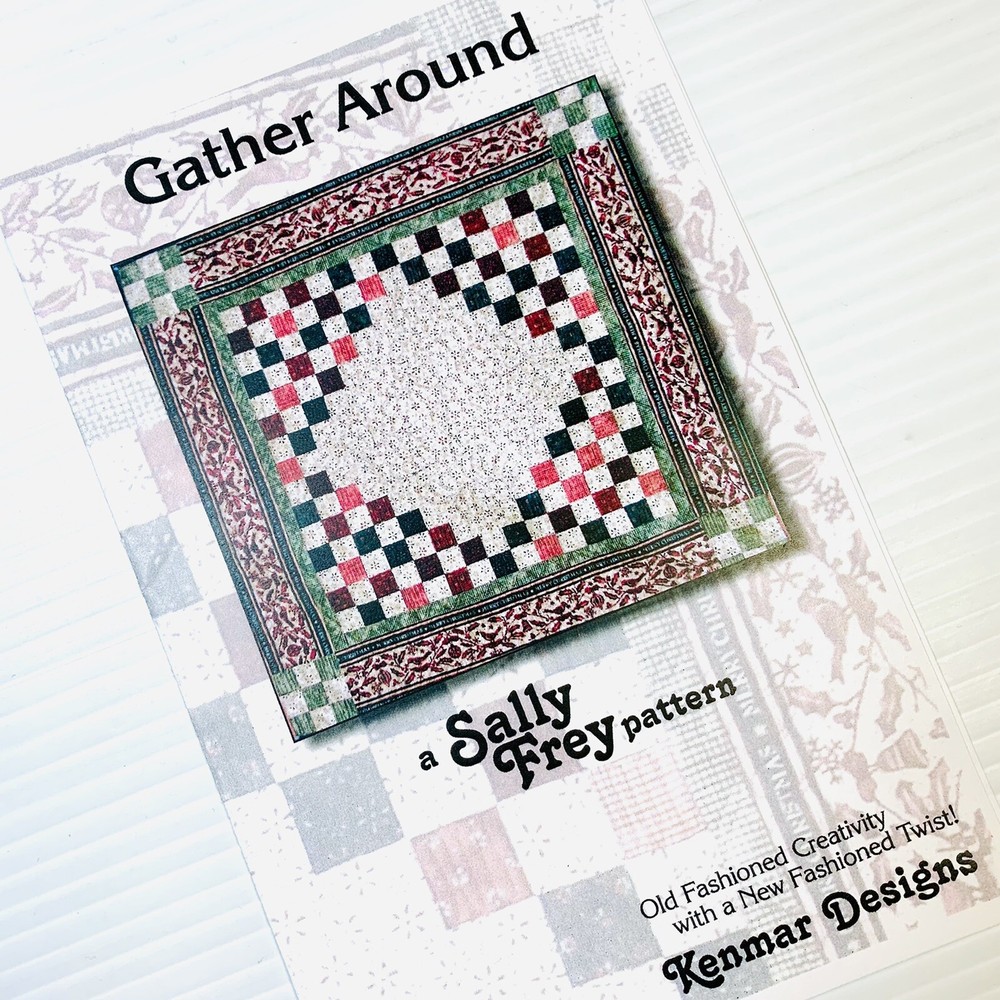 Gather Around Tablecloth PATTERN from Kenmar Designs