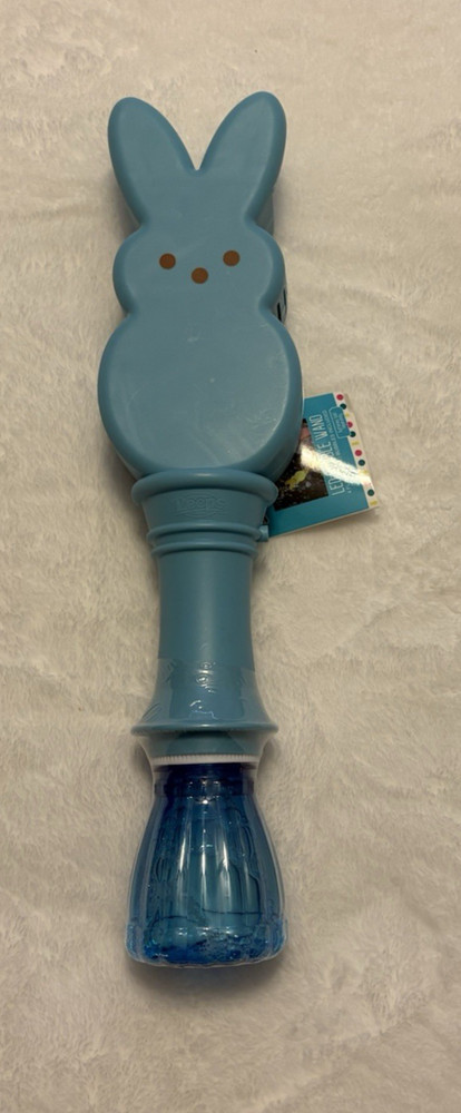 PEEPS Light Up LED EASTER Bubble Wand EASTER Basket Toy BLUE NWT