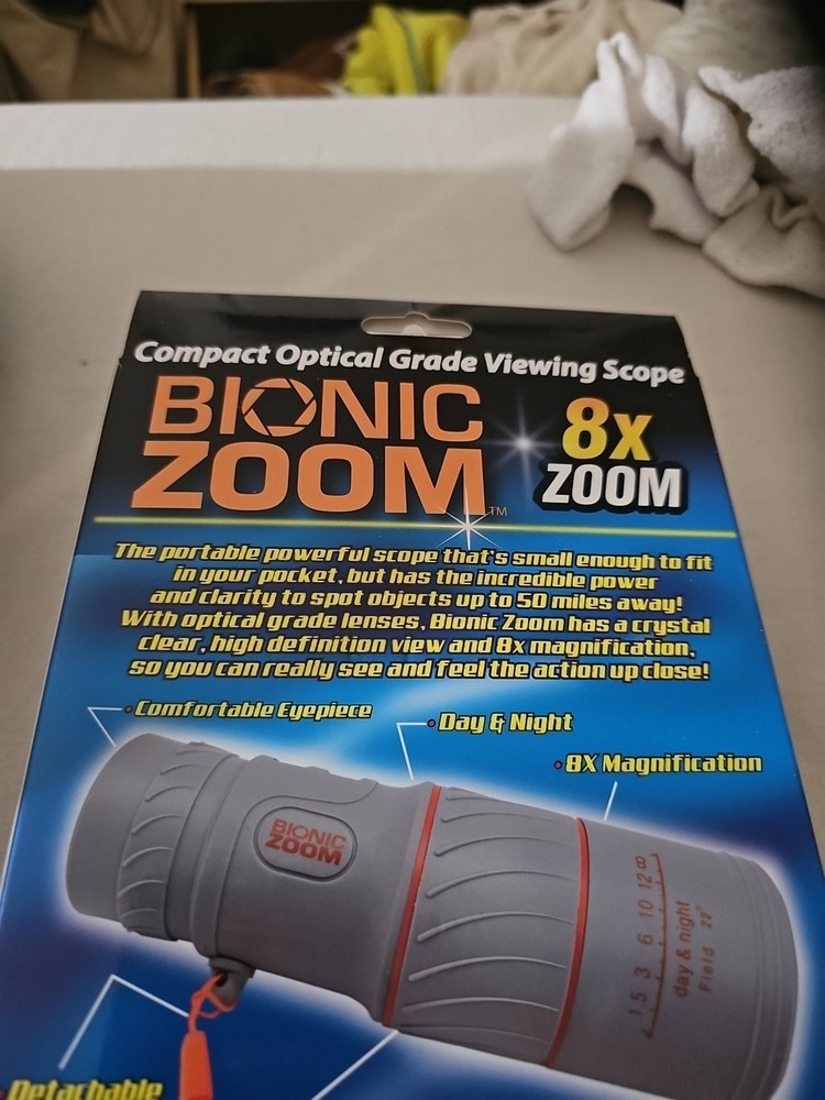 Bionic Zoom 8X Compact Optical Grade Viewing Scope High Definition Day/Night