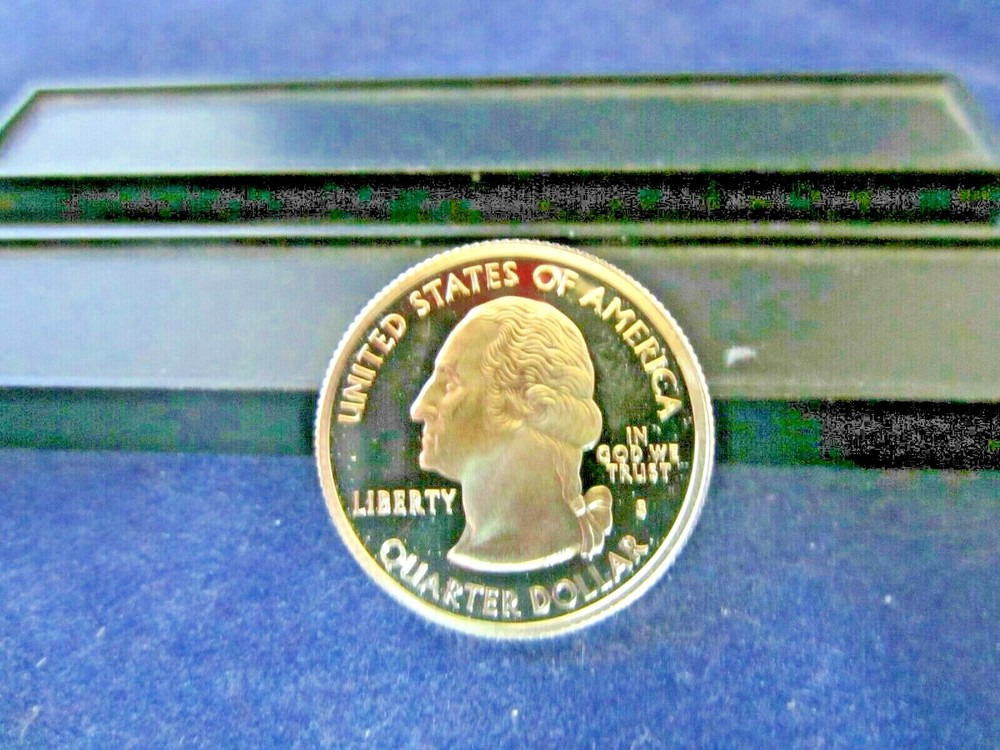 2003-S Maine Silver Quarter Deep Cameo Mirror Proof Upper Grading Range